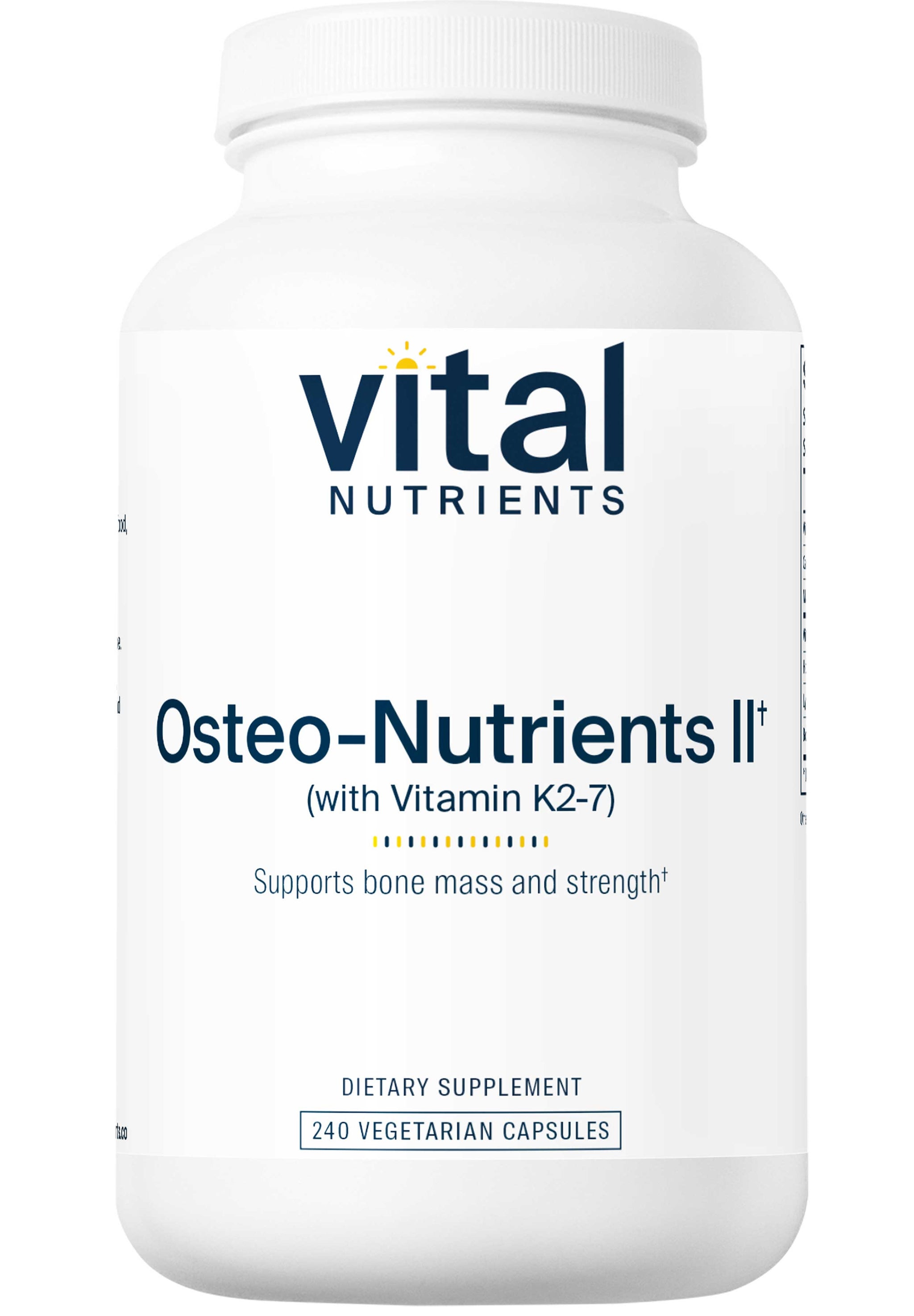 Vital Nutrients Osteo-Nutrients II (with Vitamins D3 + K2-7)