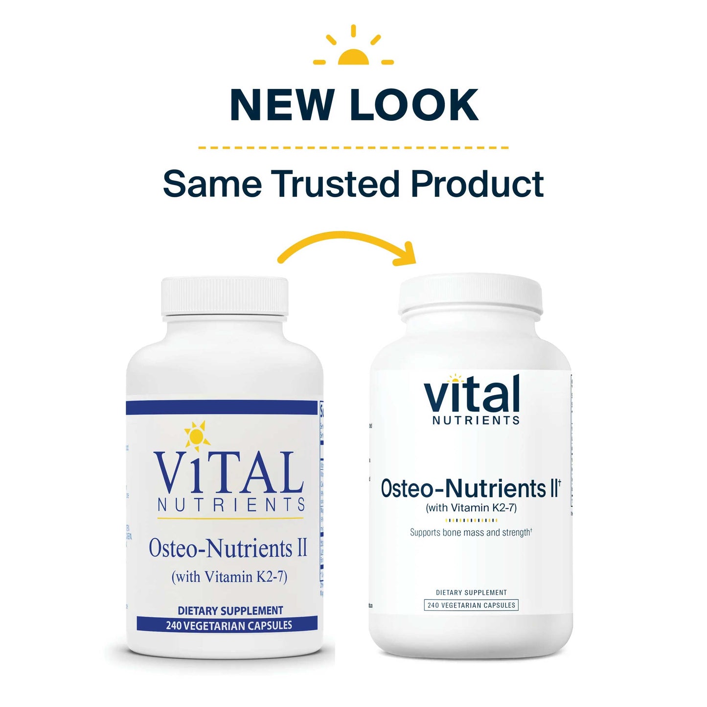 Vital Nutrients Osteo-Nutrients II (with Vitamins D3 + K2-7)