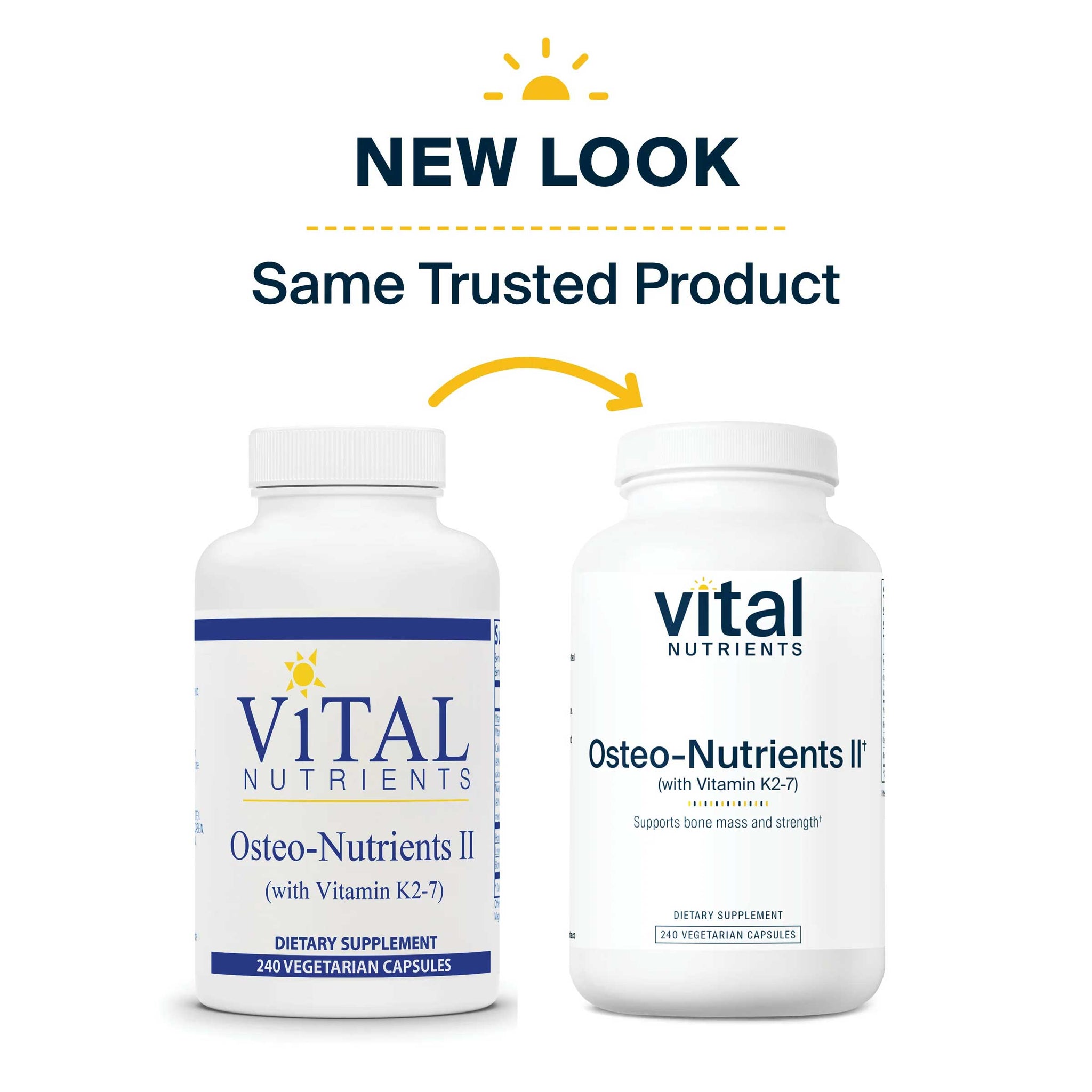 Vital Nutrients Osteo-Nutrients II (with Vitamins D3 + K2-7)