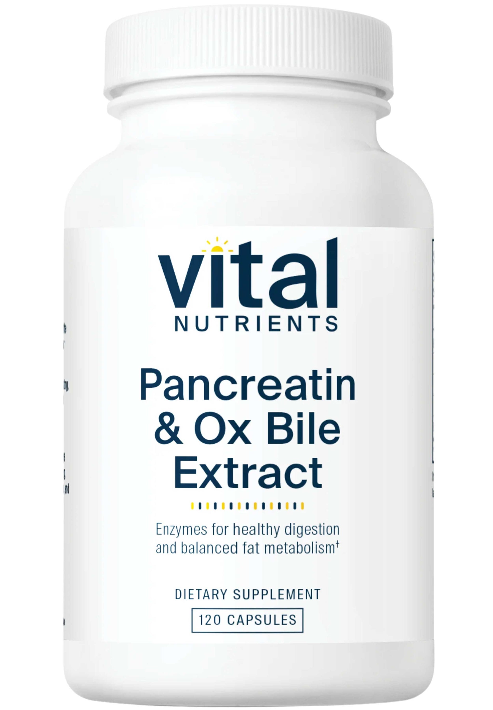 Vital Nutrients Pancreatin & Ox Bile Extract