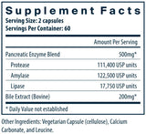 Vital Nutrients Pancreatin & Ox Bile Extract