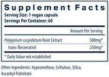Vital Nutrients Resveratrol (Formerly Ultra High Potency)