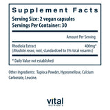 Vital Nutrients Rhodiola Rosea 3%