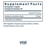 Vital Nutrients Strontium (citrate) 227mg