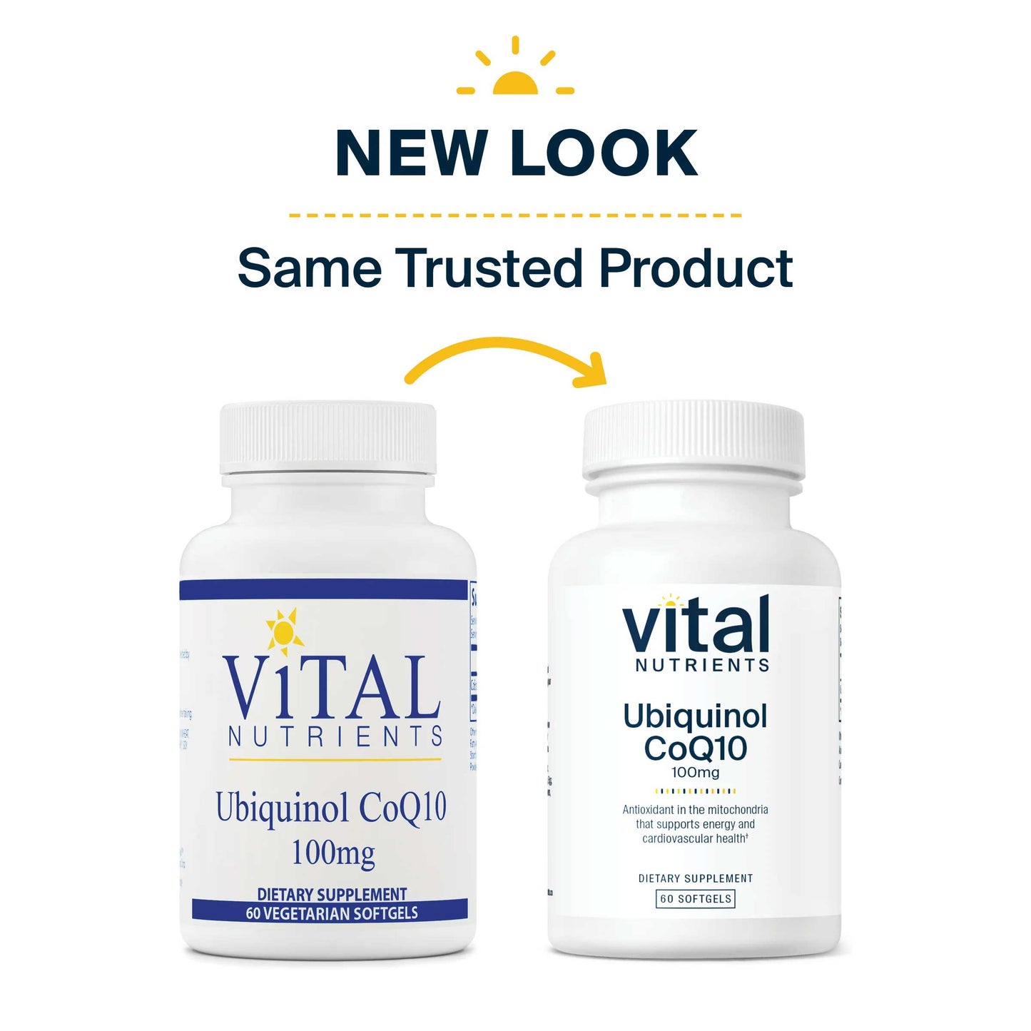 Vital Nutrients Ubiquinol CoQ10 100mg