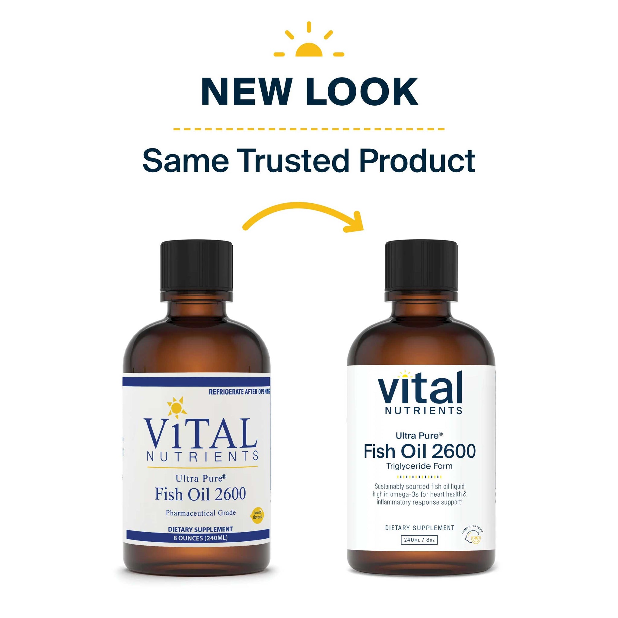 Vital Nutrients Ultra Pure® Fish Oil 2600