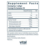 Vital Nutrients Ultra Pure® Fish Oil 800 Lemon