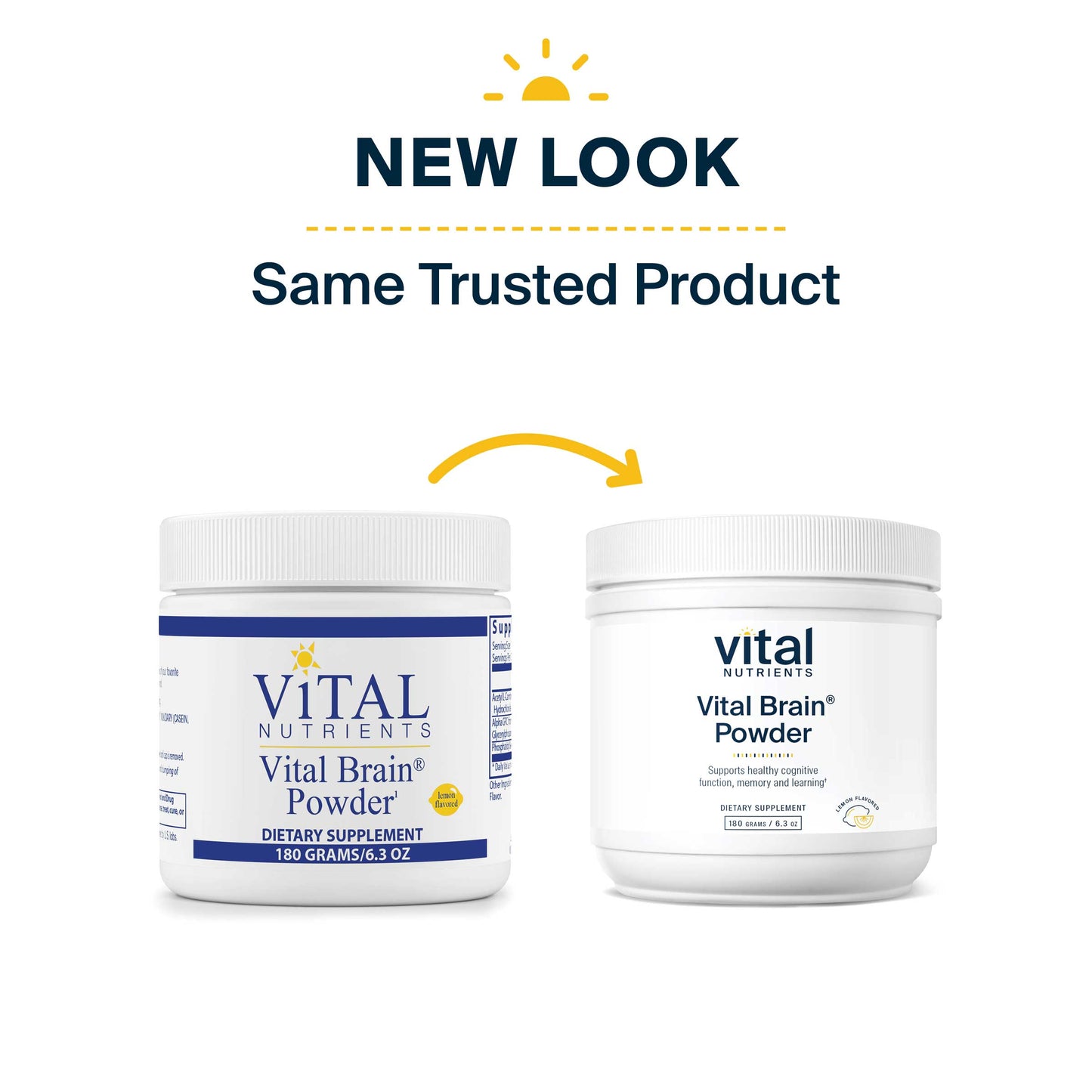 Vital Nutrients Vital Brain Powder™ Lemon