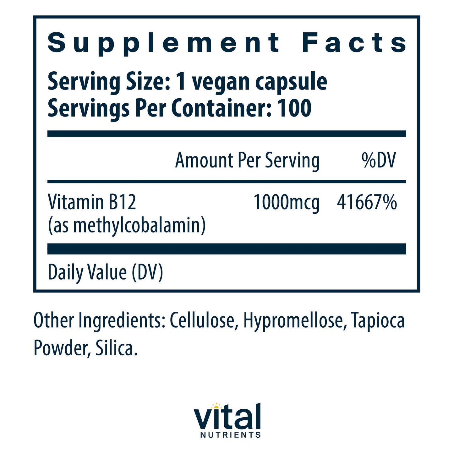 Vital Nutrients Vitamin B12