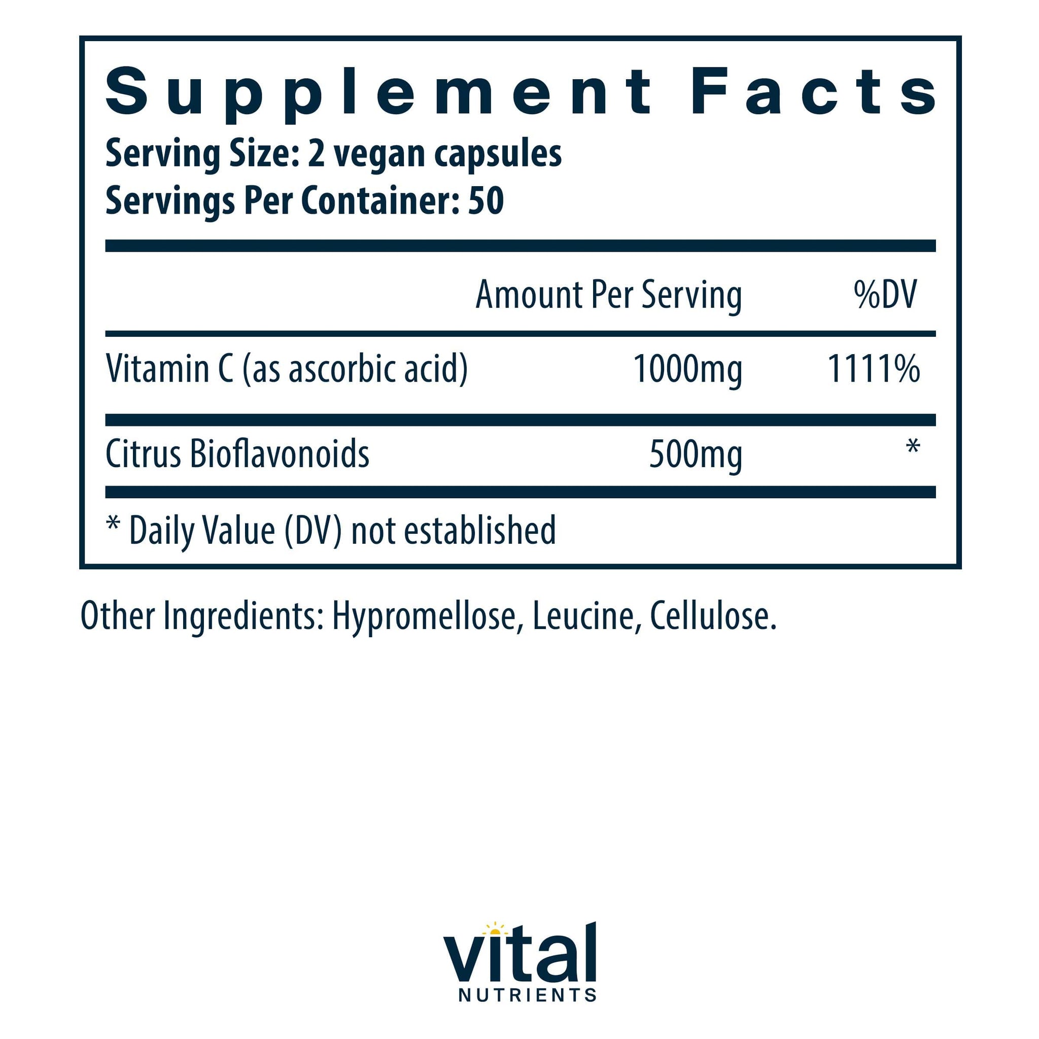 Vital Nutrients Vitamin C with Bioflavonoids