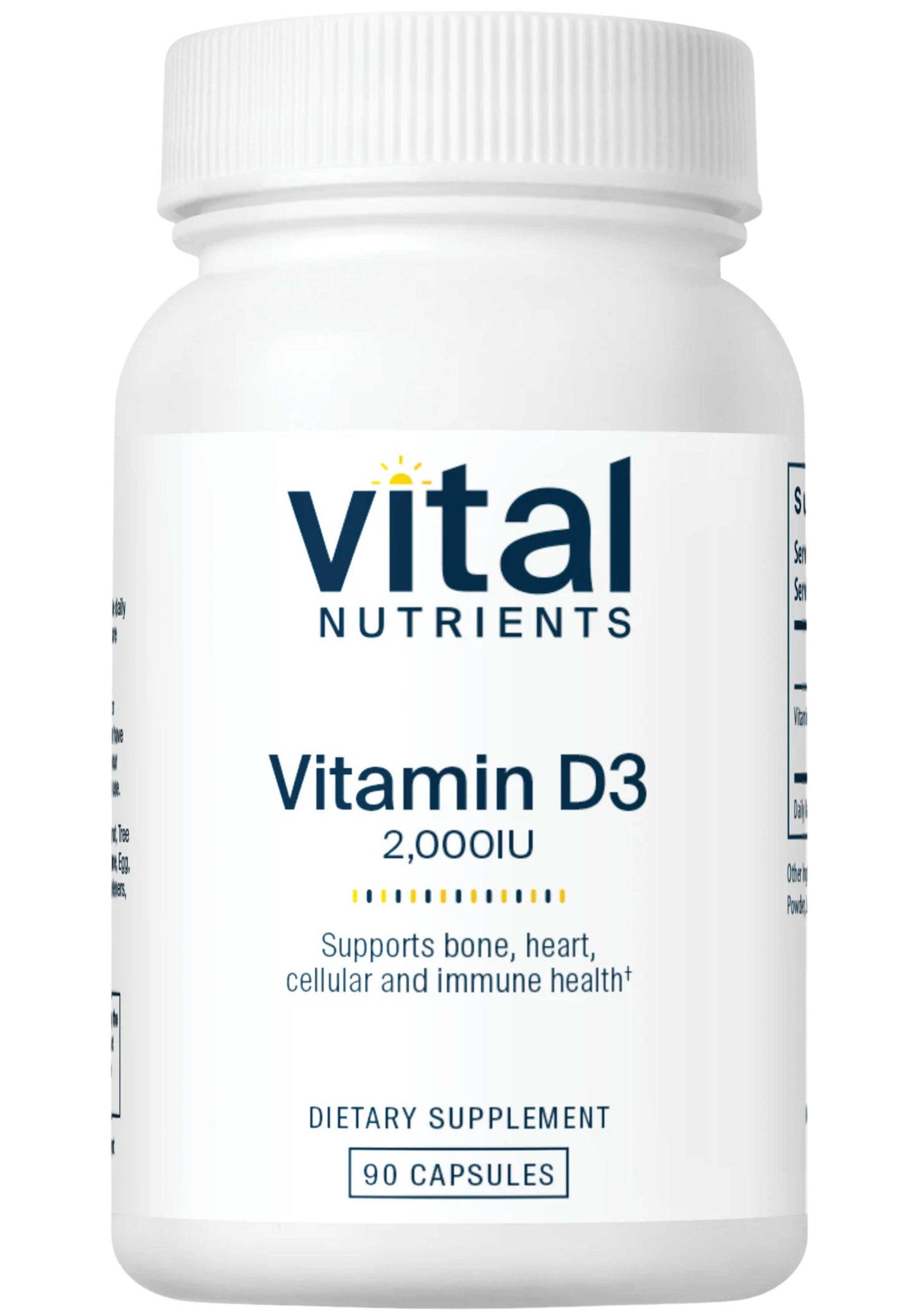 Vital Nutrients Vitamin D3 2000 IU