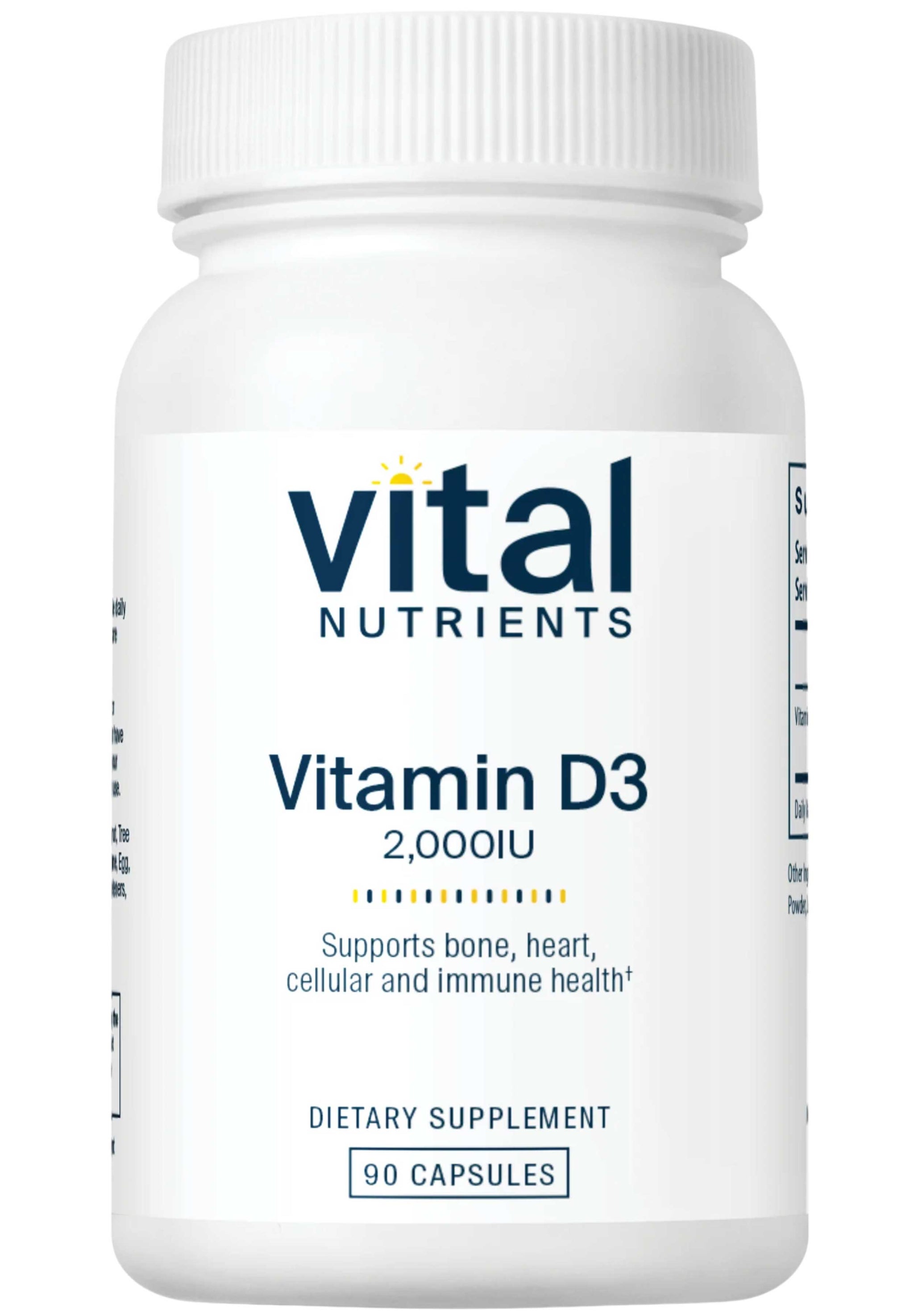 Vital Nutrients Vitamin D3 2000 IU