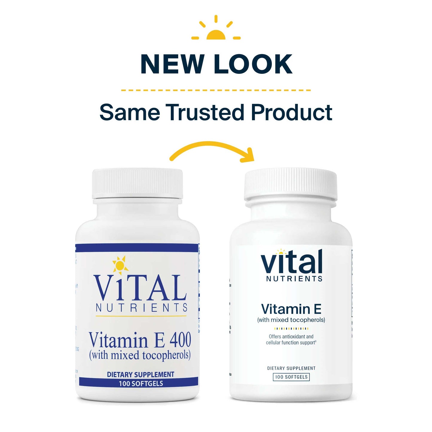 Vital Nutrients Vitamin E 400 IU (with mixed tocopherols)