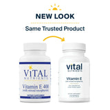 Vital Nutrients Vitamin E 400 IU (with mixed tocopherols)