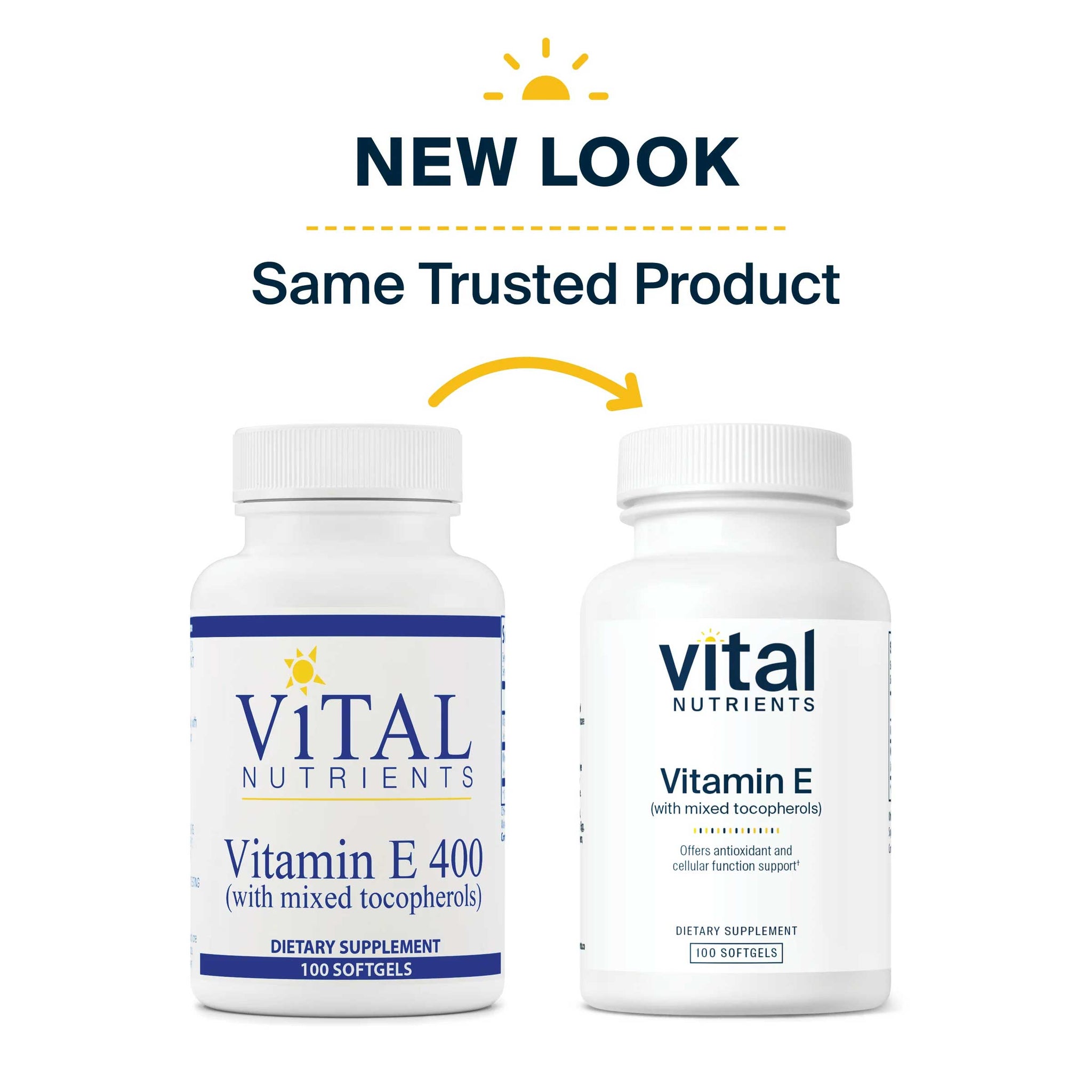 Vital Nutrients Vitamin E 400 IU (with mixed tocopherols)