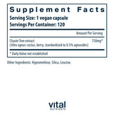 Vital Nutrients Vitex 750 (Chaste Tree Berry Extract)
