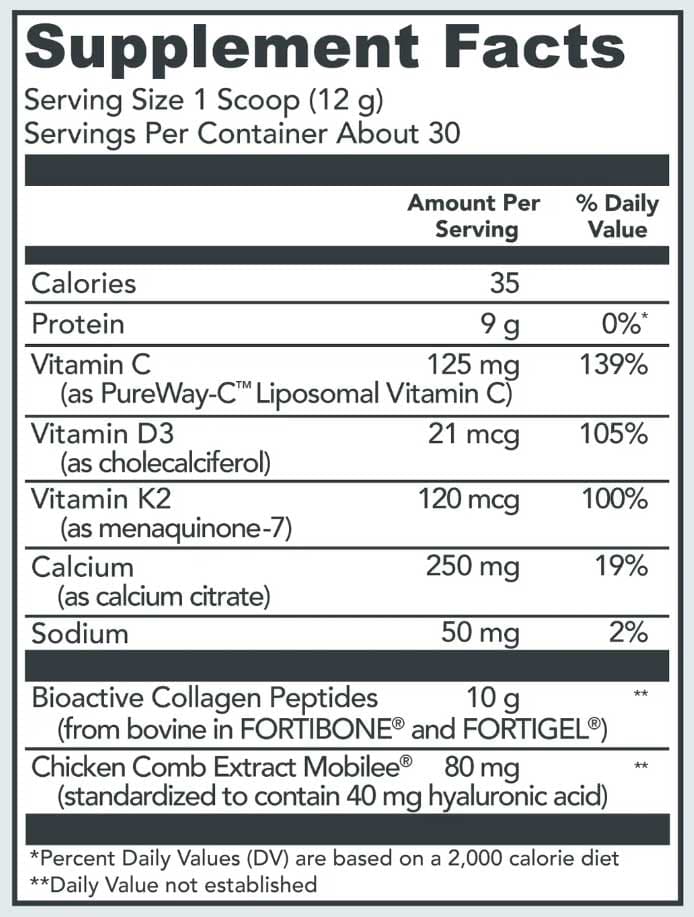 Vital Proteins Bioactive Collagen Complex Bone and Joint Support