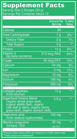 Vital Proteins Collagen Beauty Greens Powder