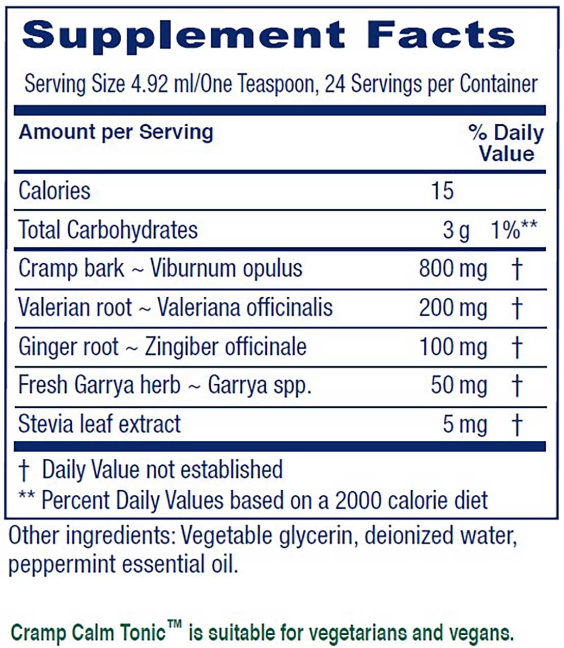 Vitanica Cramp Soothe Tonic (Formerly Cramp Calm Tonic)