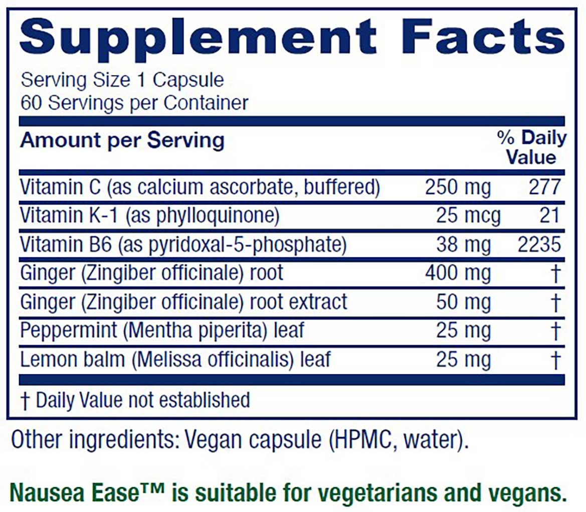 Vitanica Nausea Ease