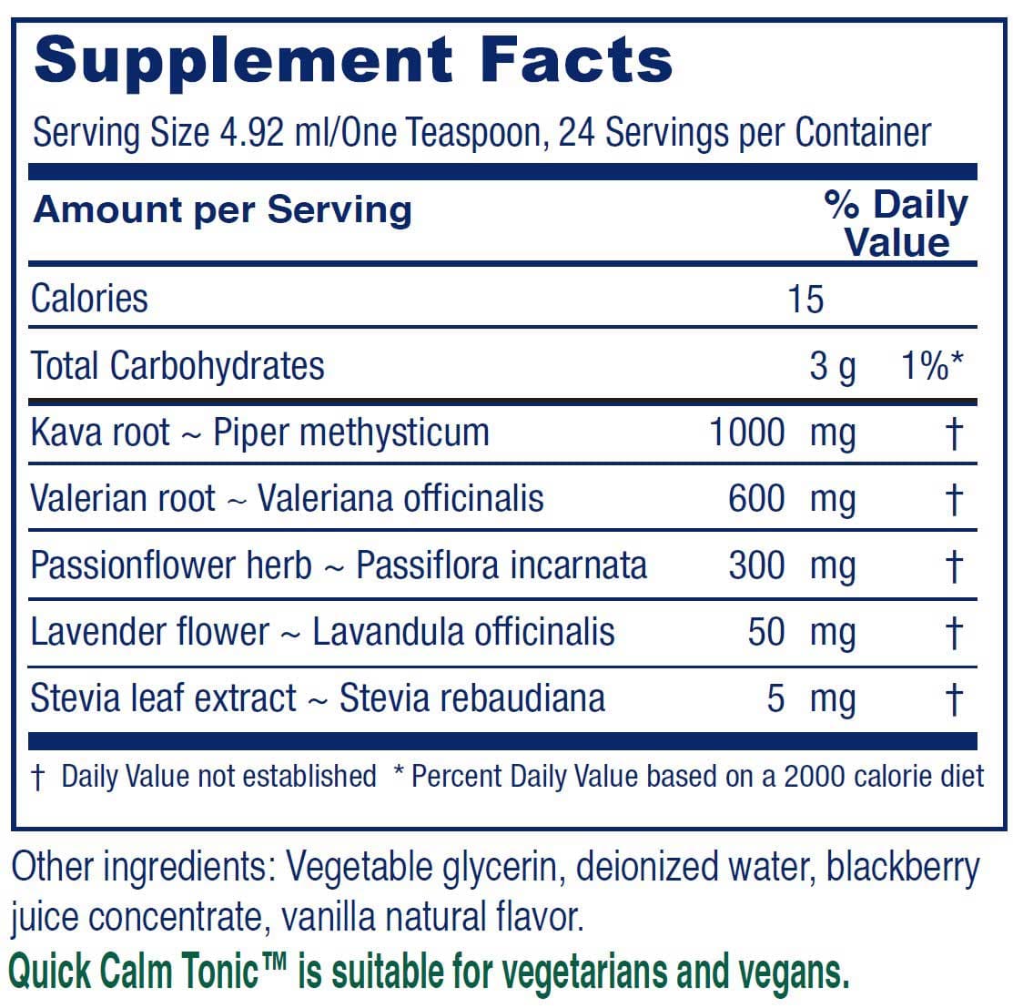 Vitanica Quick Calm Tonic