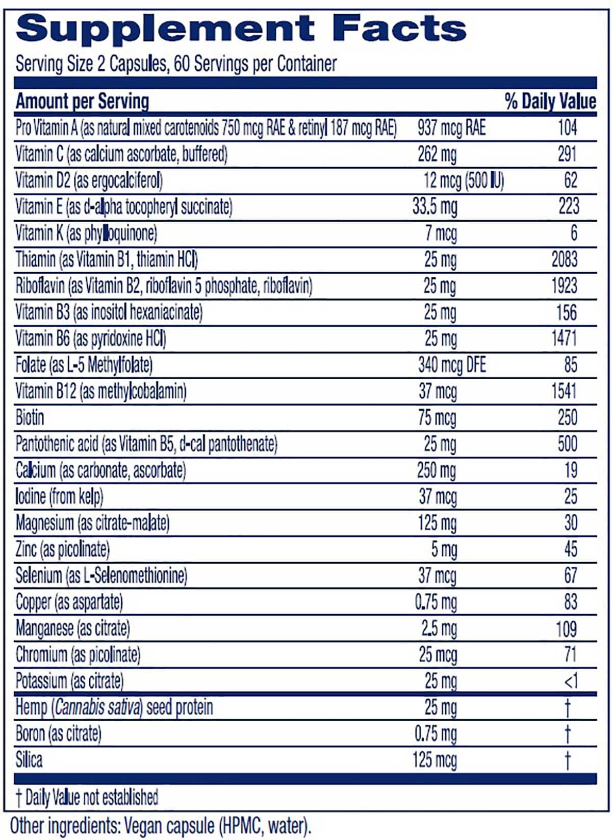 Vitanica Vegan Symmetry