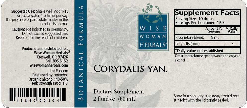 Wise Woman Herbals Corydalis Yanhusuo
