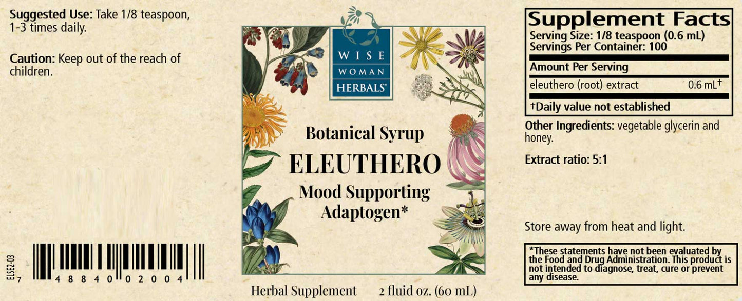 Wise Woman Herbals Botanical Syrup Eleuthero (Formerly Solid Extract)
