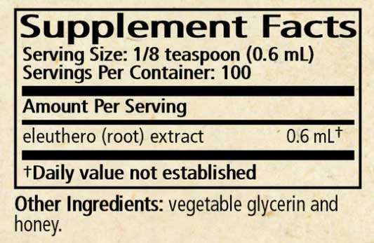 Wise Woman Herbals Botanical Syrup Eleuthero (Formerly Solid Extract)