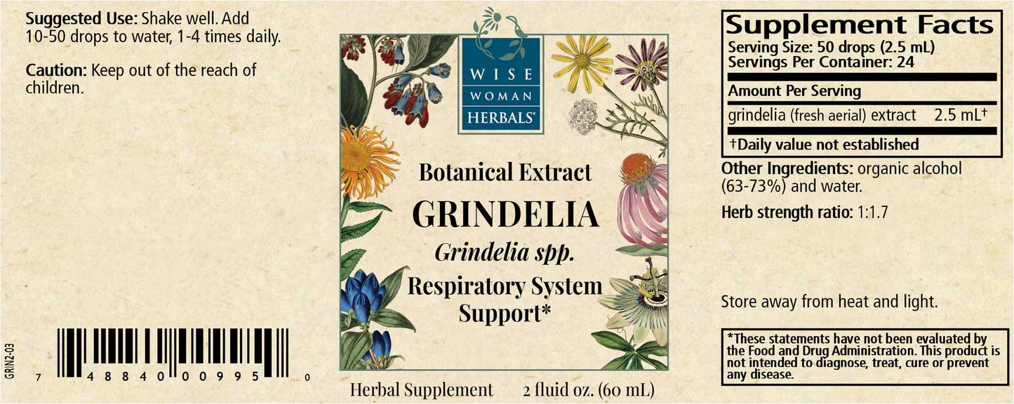 Wise Woman Herbals Grindelia (Grindelia spp.)