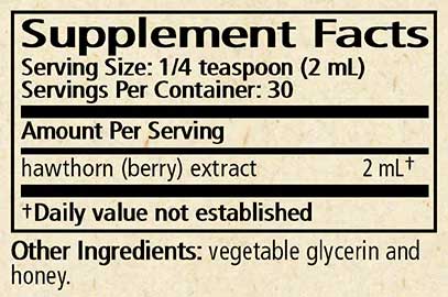 Wise Woman Herbals Botanical Syrup Hawthorn (Formerly Solid Extract)
