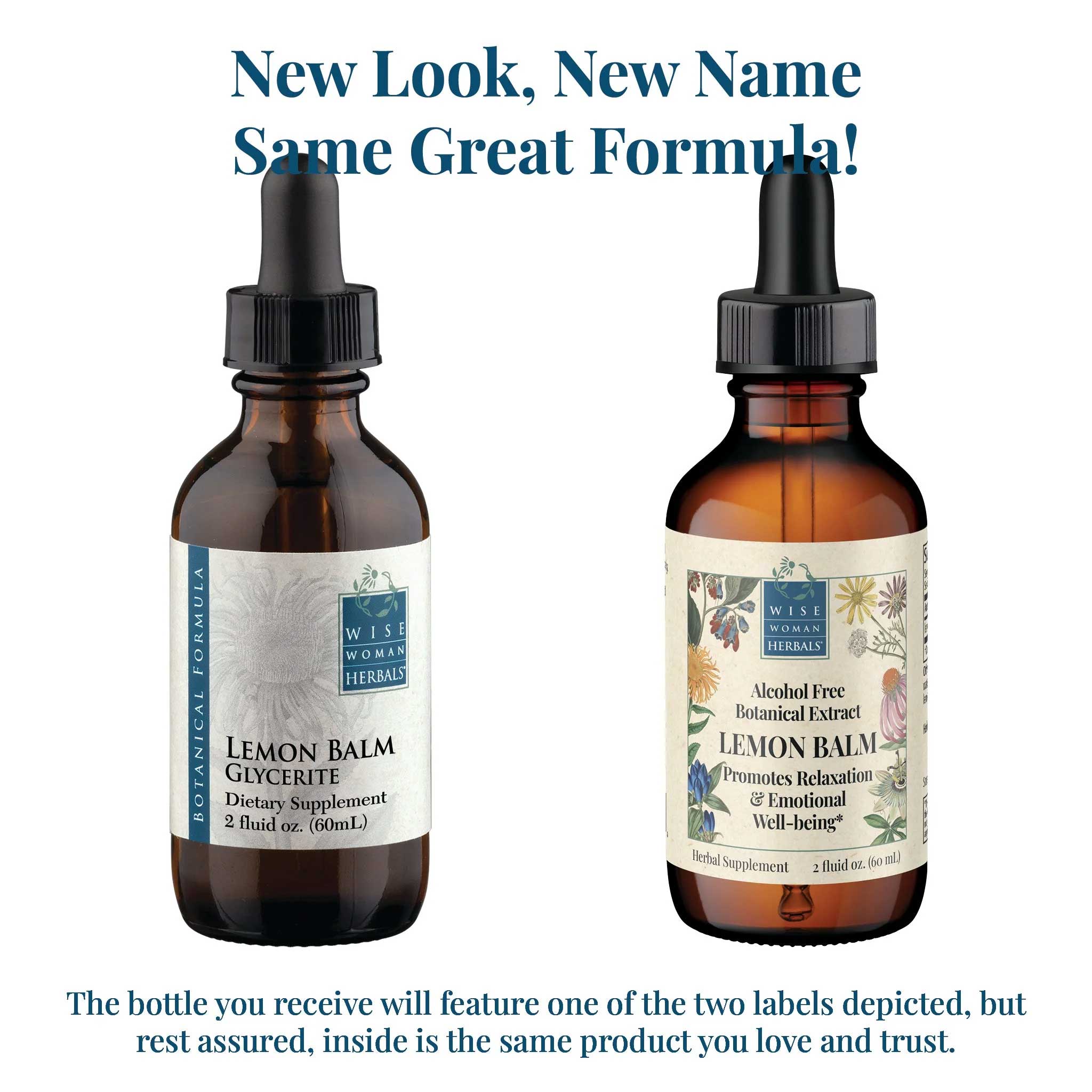 Wise Woman Herbals Lemon Balm (Formerly Melissa/ Lemon Balm Glycerite)