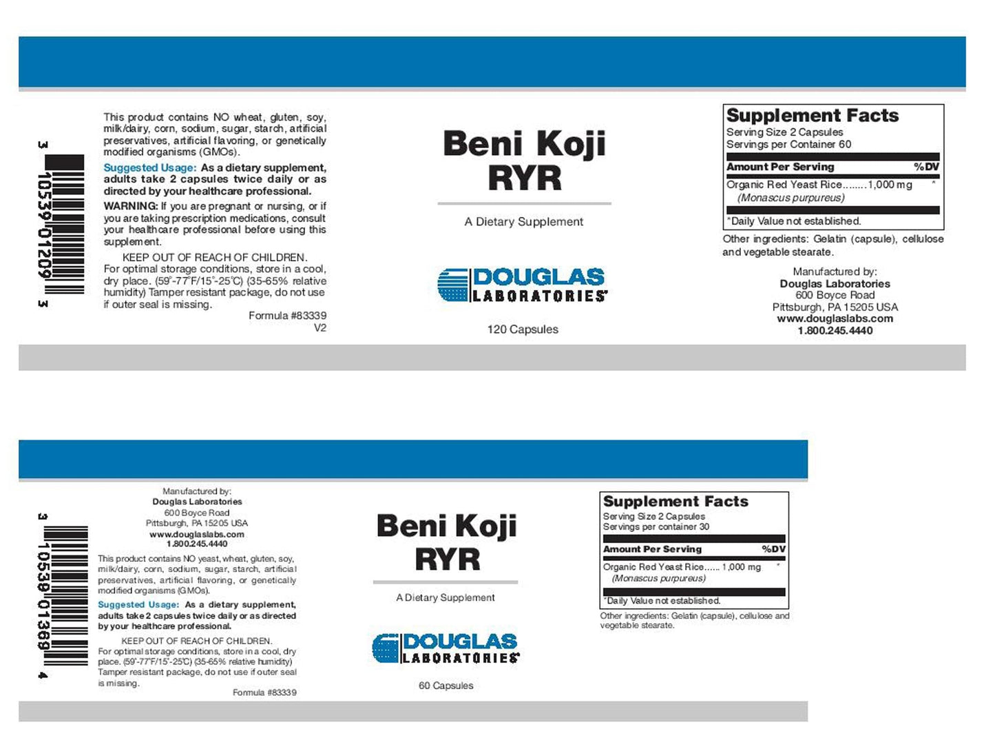 Douglas Laboratories Beni-Koji RYR