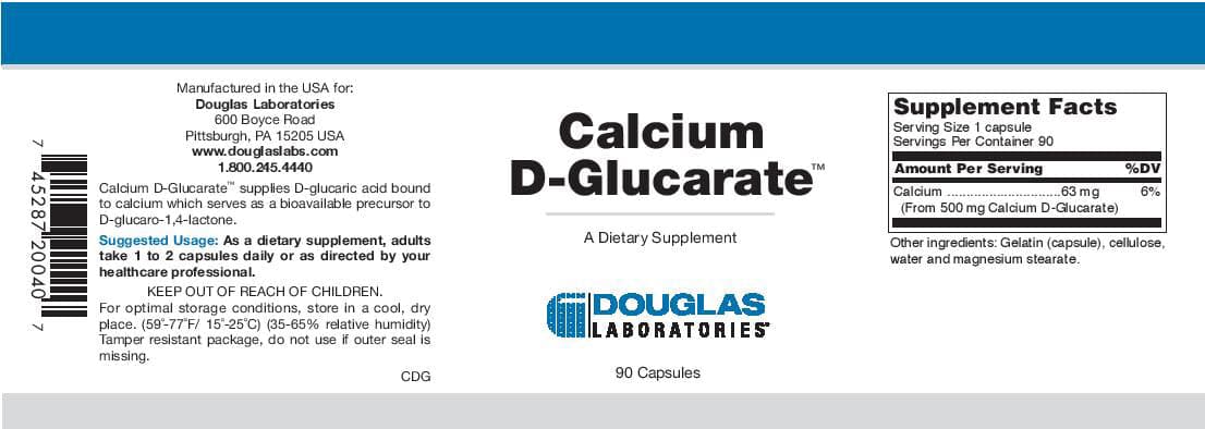 Douglas Laboratories Calcium D-Glucarate