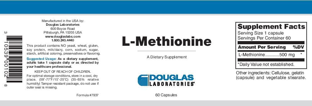Douglas Laboratories L-Methionine