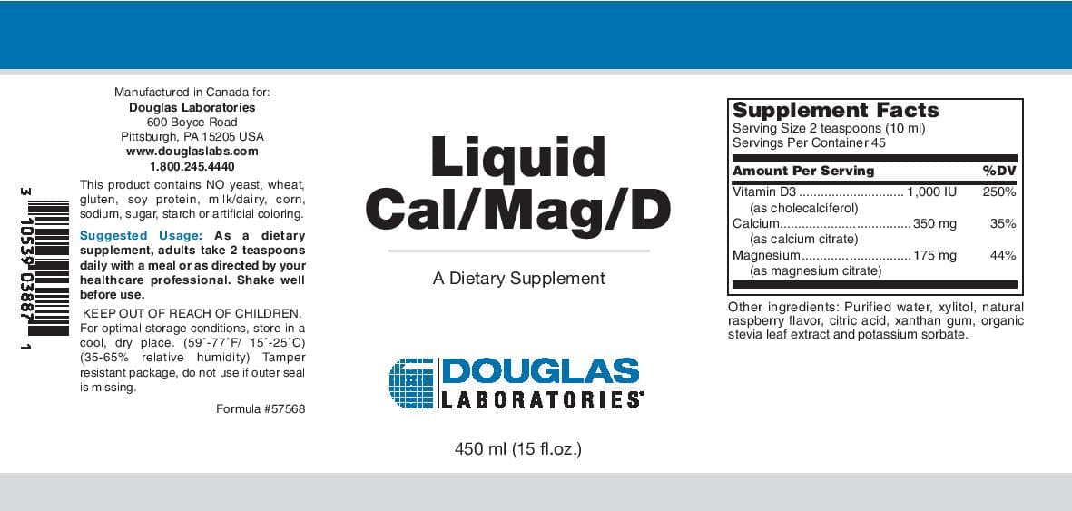 Douglas Laboratories Liquid Cal/Mag/D
