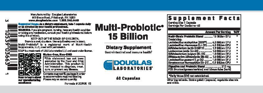 Douglas Laboratories Multi-Probiotic 15 Billion