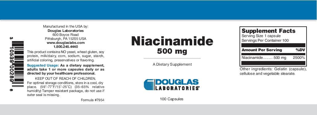 Douglas Laboratories Niacinamide 500 mg