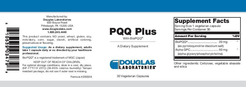 Douglas Laboratories PQQ Plus