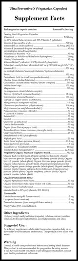 Douglas Laboratories Ultra Preventive X Vegetarian