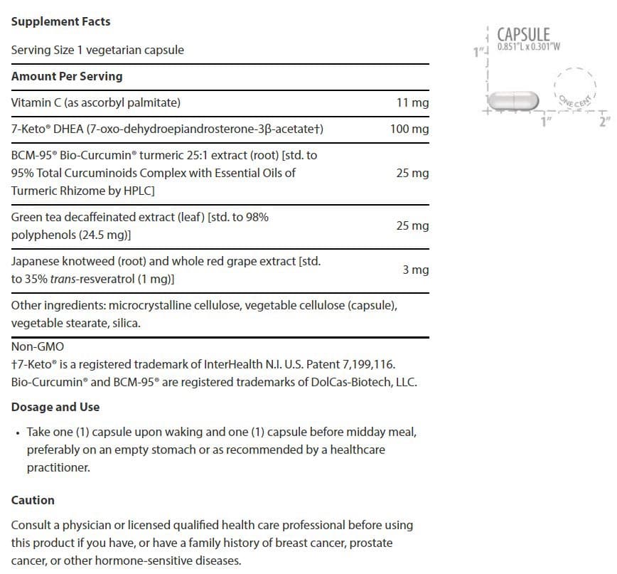 Life Extension 7-Keto DHEA Metabolite