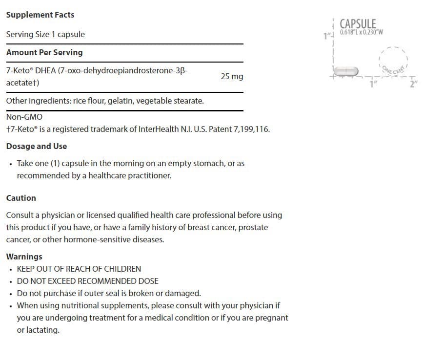 Life Extension 7-Keto DHEA Metabolite