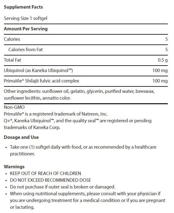 Life Extension Super Ubiquinol CoQ10 with Enhanced Mitochondrial Support