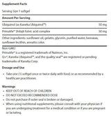 Life Extension Super Ubiquinol CoQ10 with Enhanced Mitochondrial Support