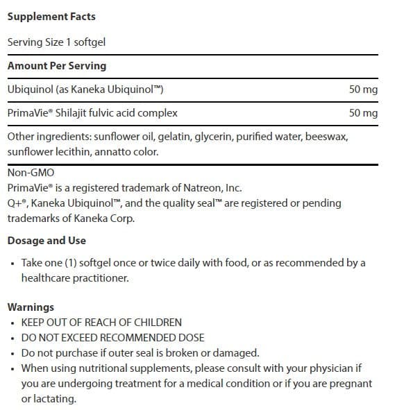 Life Extension Super Ubiquinol CoQ10 with Enhanced Mitochondrial Support
