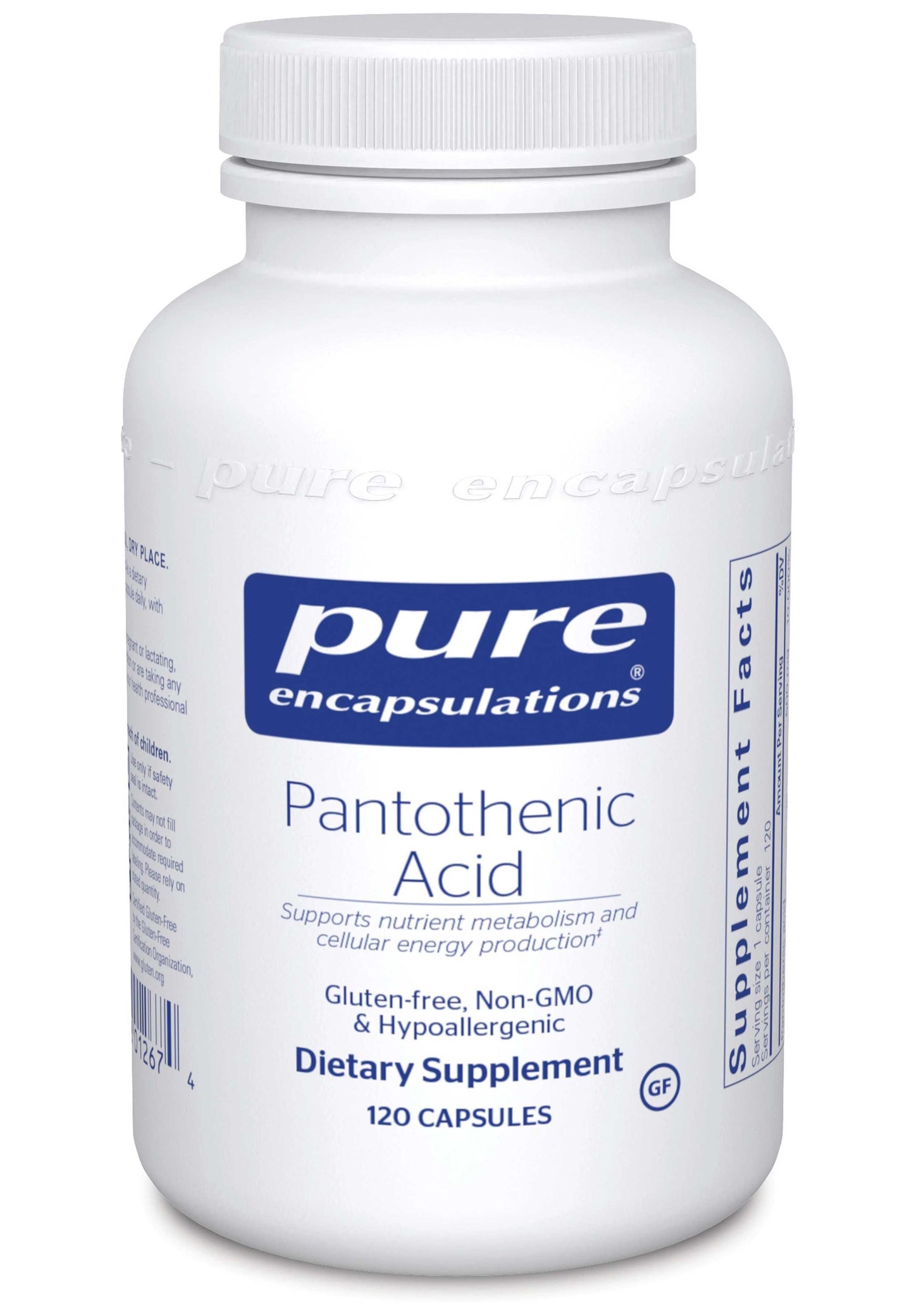 Pure Encapsulations Pantothenic Acid